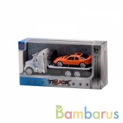 Трейлер инерц. с машинкой, цвет в ассорт. 995-1 в кор. в кор.4*108шт | фото №0