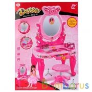 Туалетный столик (трюмо) на бат. свет+звук, со стулом, с аксесс. 88022A в кор. в кор.8шт | фото №0