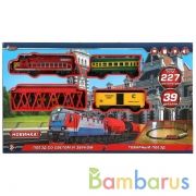 Железная дорога на бат., 55*35*6см в кор."Играем вместе" в кор.2*12шт | фото №0