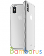 Чехол Uniq для iPhone X/XS Glacier Frost Xtreme (Серебряный) | фото №0