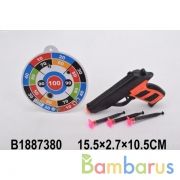 Пистолет с присосками и мишень в пак. в кор.4*120шт | фото №0