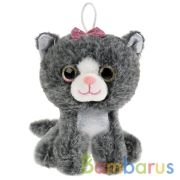 Игрушка мягкая кошка с бантиком, 15см, без чипа, в пак. "МУЛЬТИ-ПУЛЬТИ" в кор.156шт | фото №0