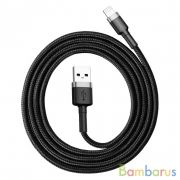 Кабель Baseus Cable USB Gray+Black Lighthing CALKLF-BG1 (1m) | фото №0
