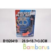 Набор полиция (пистолет с присосками + аксесс.) на карт. в кор.2*160шт | фото №0