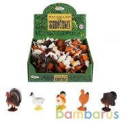 ДОМАШНЯЯ ПТИЦА "ИГРАЕМ ВМЕСТЕ" 10СМ, В АССОРТ. В РУСС. ДИСПЛЕЕ УП-120ШТ в кор.8уп | фото №0