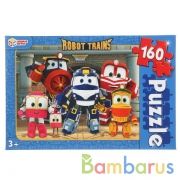 Робот трейнс. Пазлы классические в коробке. Пазл 160 деталей. Умные игры в кор.12шт | фото №0