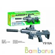 Автомат с лазер. прицелом, с глушителем Y916K в кор. в кор.2*18шт | фото №0