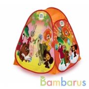 Палатка детская игровая СОЮЗМУЛЬТФИЛЬМ любимые герои 81х90х81см, в сумке Играем вместе в кор.24шт | фото №0