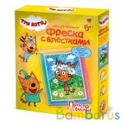 ТРИ КОТА ФРЕСКА С БЛЕСТКАМИ КАРАМЕЛЬКА ЛЕТО в кор.20шт | фото №0