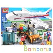 Конструктор "Город мастеров" аэропорт, с фигурками, 194дет. в русс. кор. в кор.2*8шт | фото №0