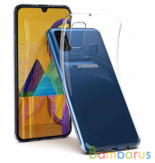 Чехол силиконовый для Samsung Galaxy A21s (Прозрачный) | фото №0