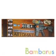 АВТОМАТ "ИГРАЕМ ВМЕСТЕ" С ГЕЛЕВЫМИ ПУЛЯМИ В РУСС. КОР. в кор.2*24шт | фото №0