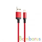 USB дата-кабель Hoco X14 Times speed Lightning (1.0 м) Red | фото №0