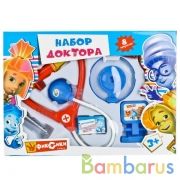 НАБОР ДОКТОР "ИГРАЕМ ВМЕСТЕ" ФИКСИКИ, 8 ПРЕДМ. В РУСС. КОР. в кор.2*24шт | фото №0