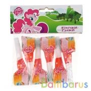 НАБОР ИЗ 6-И ЯЗЫЧКОВ-ГУДКОВ "ИГРАЕМ ВМЕСТЕ" ДИЗАЙН MY LITTLE PONY В ПАК. (РУСС. УП) в кор.6*24наб | фото №0