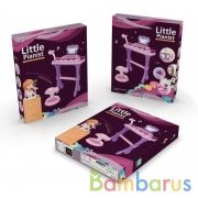 Электроорган на бат. с микрофоном + стул J92-01 в кор. в кор.2*9шт | фото №0