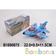 Самолет на бат. свет+звук 8912 в кор. в кор.2*36шт | фото №0