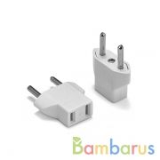 Переходник с китайской на европейскую вилку белый (A+) | фото №0