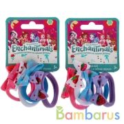 Акс-ры д/девочек ЭНЧЕНТИМАЛС резинки для волос с украш. бантики, 4шт МИЛАЯ ЛЕДИ уп-10шт в кор.100уп | фото №0