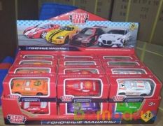 Машина металл ГОНОЧНЫЕ Машины 7,5 см, в ассорт, кор., дисплей Технопарк уп-24шт в кор.2*12уп | фото №0