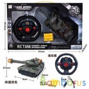 Танк р/у на аккум. свет+звук в кор. в кор.2*12шт | фото №0