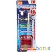 Конструктор электронный "город мастеров": световые эффекты, на бат. на блистере в кор.3*60шт | фото №0