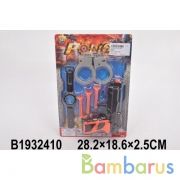 Набор полиция (пистолет с присосками + аксесс.) 135-08 на карт. в кор.2*120шт | фото №0