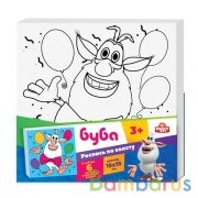 Набор д/тв-ва БУБА холст для росписи 15*15 см MultiArt в кор.48шт | фото №0