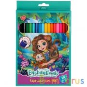 Цветные карандаши ЭНЧЕНТИМАЛС 18цв, шестигран Умка в кор.20*8шт | фото №0