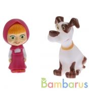 НАБОР ДЛЯ КУПАНИЯ "ИГРАЕМ ВМЕСТЕ" МАША И МЕДВЕДЬ С ЖИВОТНЫМИ, В АССОРТ. В ПАК. в кор.8*12шт | фото №0