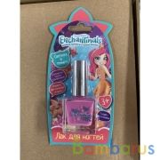 Косметика ДЛЯ ДЕВОЧЕК ЭНЧАНТИМАЛС лак для ногтей св в тем 10,5мл розов блис МИЛАЯ ЛЕДИ в кор.6*24шт | фото №0