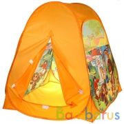 Палатка детская игровая СОЮЗМУЛЬТФИЛЬМ Чебурашка 81x91x81см Играем вместе в кор.24шт | фото №0