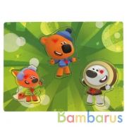 Игрушка деревянная Ми-ми-мишки одевашка Буратино в кор.100шт | фото №0