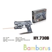 Пистолет с лазер. прицелом, съемный магазин HY730B в кор. в кор.96шт | фото №0