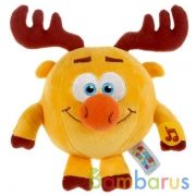 Игрушка мягкая Смешарики лосяш 10 см, муз. чип, в пак. Мульти-пульти в кор.24шт | фото №0