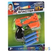 Бластер с мягкими пулями , блистер, 21*17*3см ИГРАЕМ ВМЕСТЕ в кор.2*120шт | фото №0