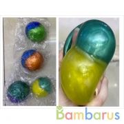 Игрушка жмяка "перламутровый мячик" 6 цветов, в дисплее ИГРАЕМ ВМЕСТЕ уп-12шт в кор.12уп | фото №0