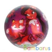 Мяч пвх 23 см "ЭНЧАНТИМАЛС" полноцвет, с блеском, в сетке ТМ "ИГРАЕМ ВМЕСТЕ" в кор.144шт | фото №0