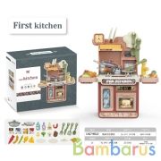 Набор игровой кухня с посудой и аксесс., на бат. свет+звук BL-109A в кор. в кор.24шт | фото №0