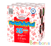Народный Фейерверк НФ7026 Батарея салютов Поздравляю! (0,8"х25) Фейерверк | фото №0