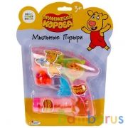 Пистолет д/пускания мыльных пузырей Оранжевая корова, свет, 50мл на карт. Играем вместе в кор.2*12шт | фото №0