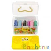 МИМИМИШКИ набор теста для лепки multiart мимимишки 12 цв*15 гр.,3 форм.,сундуч.MultiArt в кор.3*24шт | фото №0