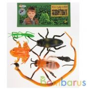 НАБОР ИЗ 6-И НАСЕКОМЫХ "ИГРАЕМ ВМЕСТЕ" В АССОРТ. В ПАК. (РУСС. УП.) в кор.6*24наб | фото №0