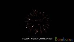 FD2006 ( Шар 2,5" )  SILVER CHRYSANTEM | фото №0