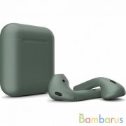 Беспроводные наушники Apple AirPods 2 Color (без беспроводной зарядки чехла) Темно-зеленый | фото №0
