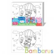 Набор д/дет тв-ва СВИНКА ПЕППА холст для росписи 15*20 см (6красок+кисть) MultiArt в кор.48шт | фото №0