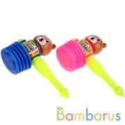 Молоточек-пищалка муз. котенок в сетке (русс. уп.) в кор.2*102шт | фото №0