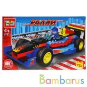 Конструктор машина формула-1, 133 дет. Город мастеров в кор.2*18шт | фото №0