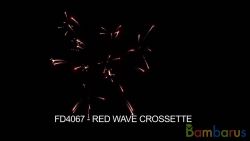 FD4067 RED WAVE CROSSETTE | фото №0