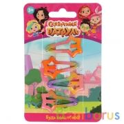 Аксессуары д/девочек СКАЗОЧНЫЙ ПАТРУЛЬ 4 заколки на карт. в пак. МИЛАЯ ЛЕДИ уп-10шт в кор.100уп | фото №0